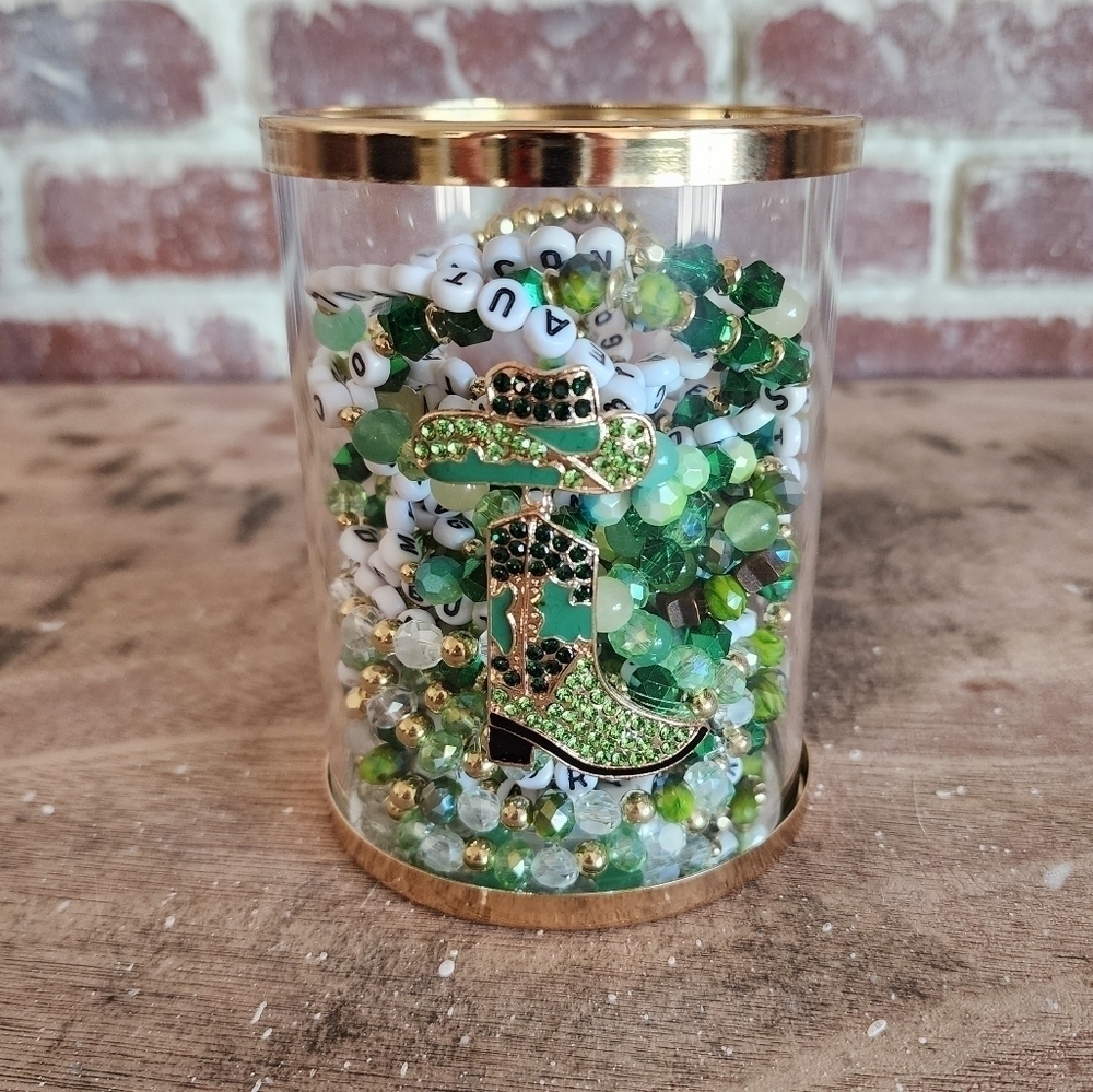 Taylor Swift Debut Cowboy 29 Handmade Bracelets & Holder